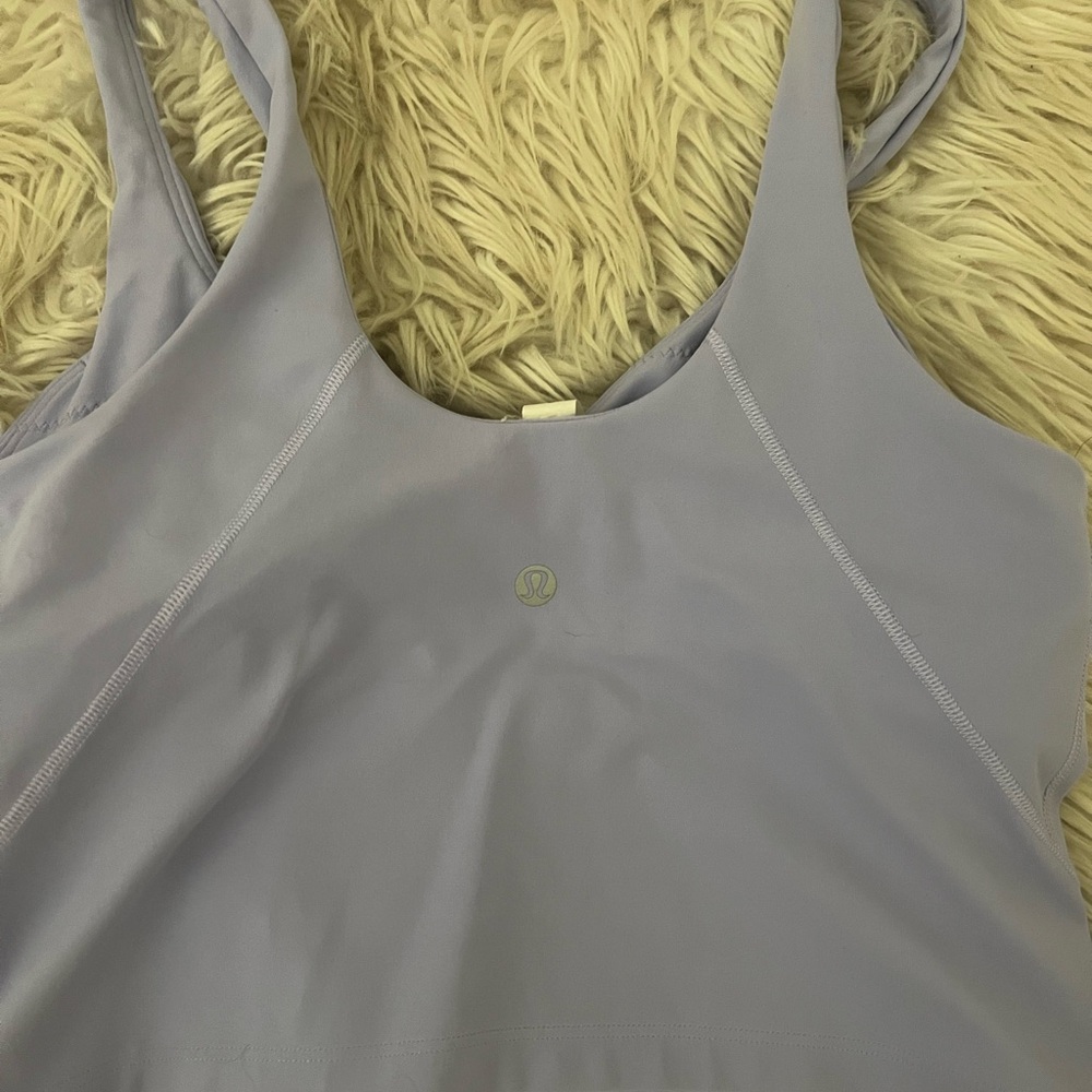 Lululemon Mega Push Up Light Purple Tank Top